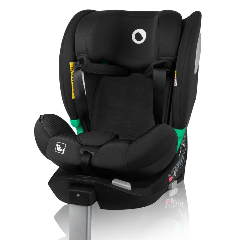Scaun auto, Lionelo, Braam Air, i-Size, 0-36 Kg, 40-150 cm, Cu isofix si picior de fixare, Protectie laterala, Rotire 360 grade, Ajustare spatar in 5 pozitii, Tetiera reglabila in 14 trepte, Tehnologie de ventilatie Air Flow, Conform cu R129, Gri - gogobaby.ro