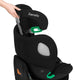 Scaun auto, Lionelo, Braam Air, i-Size, 0-36 Kg, 40-150 cm, Cu isofix si picior de fixare, Protectie laterala, Rotire 360 grade, Ajustare spatar in 5 pozitii, Tetiera reglabila in 14 trepte, Tehnologie de ventilatie Air Flow, Conform cu R129, Gri