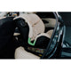Scaun auto, Lionelo, Harmony i-Size, Rotire 360 grade, Protectie laterala, Cu spatar reglabil in 5 pozitii, Cu tetiera reglabila in 12 pozitii, 0-36 Kg, 40-150 cm, Cu Isofix, Husa din bambus, Conform cu ECE R129, Negru