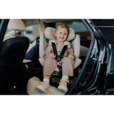 Scaun auto, Lionelo, Harmony i-Size, Rotire 360 grade, Protectie laterala, Cu spatar reglabil in 5 pozitii, Cu tetiera reglabila in 12 pozitii, 0-36 Kg, 40-150 cm, Cu Isofix, Husa din bambus, Conform cu ECE R129, Gri deschis
