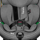 Scaun auto, Lionelo, Harmony i-Size, Rotire 360 grade, Protectie laterala, Cu spatar reglabil in 5 pozitii, Cu tetiera reglabila in 12 pozitii, 0-36 Kg, 40-150 cm, Cu Isofix, Husa din bambus, Conform cu ECE R129, Gri deschis