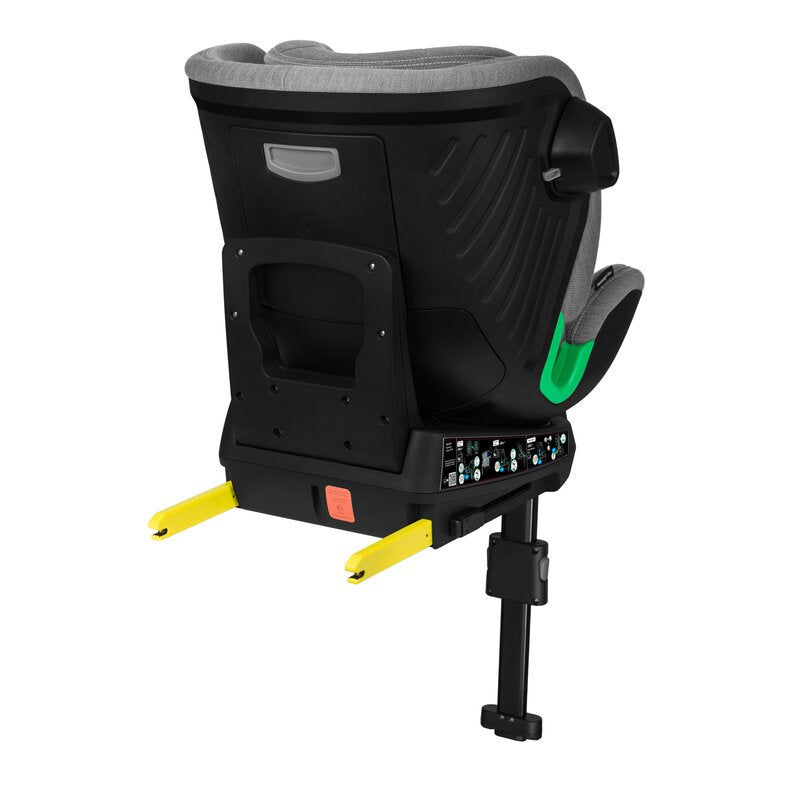 Scaun auto, Lionelo, Harmony i-Size, Rotire 360 grade, Protectie laterala, Cu spatar reglabil in 5 pozitii, Cu tetiera reglabila in 12 pozitii, 0-36 Kg, 40-150 cm, Cu Isofix, Husa din bambus, Conform cu ECE R129, Gri deschis - gogobaby.ro