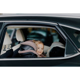 Scaun auto, Lionelo, Harmony i-Size, Rotire 360 grade, Protectie laterala, Cu spatar reglabil in 5 pozitii, Cu tetiera reglabila in 12 pozitii, 0-36 Kg, 40-150 cm, Cu Isofix, Husa din bambus, Conform cu ECE R129, Gri deschis