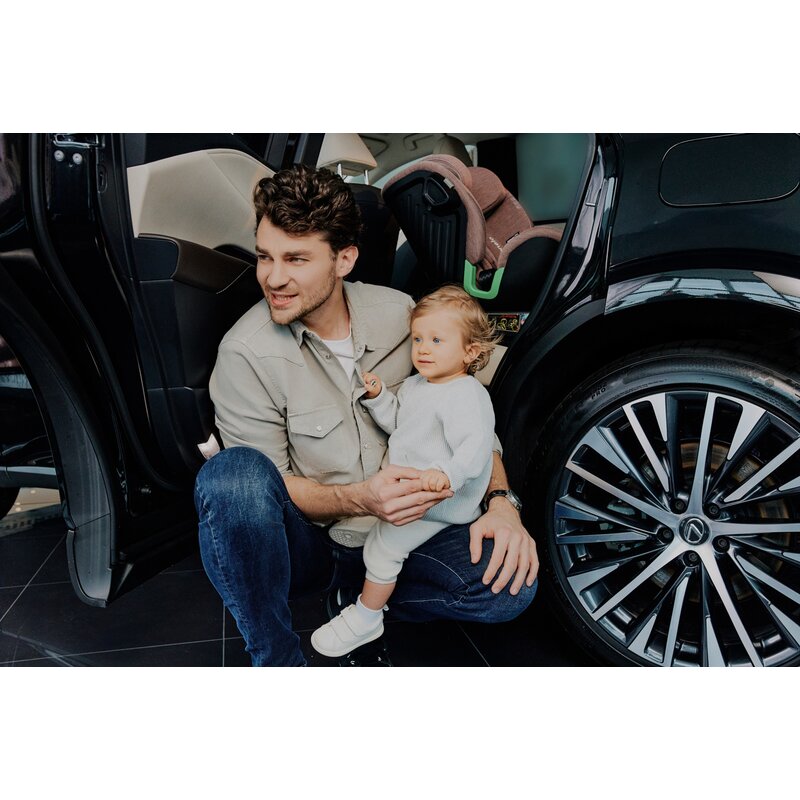 Scaun auto, Lionelo, Harmony i-Size, Rotire 360 grade, Protectie laterala, Cu spatar reglabil in 5 pozitii, Cu tetiera reglabila in 12 pozitii, 0-36 Kg, 40-150 cm, Cu Isofix, Husa din bambus, Conform cu ECE R129, Gri inchis