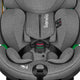 Scaun auto, Lionelo, Harmony i-Size, Rotire 360 grade, Protectie laterala, Cu spatar reglabil in 5 pozitii, Cu tetiera reglabila in 12 pozitii, 0-36 Kg, 40-150 cm, Cu Isofix, Husa din bambus, Conform cu ECE R129, Gri deschis