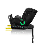 Scaun auto, Lionelo, Harmony i-Size, Rotire 360 grade, Protectie laterala, Cu spatar reglabil in 5 pozitii, Cu tetiera reglabila in 12 pozitii, 0-36 Kg, 40-150 cm, Cu Isofix, Husa din bambus, Conform cu ECE R129, Gri inchis