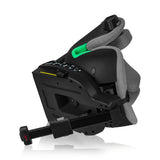 Scaun auto, Lionelo, Harmony i-Size, Rotire 360 grade, Protectie laterala, Cu spatar reglabil in 5 pozitii, Cu tetiera reglabila in 12 pozitii, 0-36 Kg, 40-150 cm, Cu Isofix, Husa din bambus, Conform cu ECE R129, Gri deschis