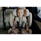 Scaun auto, Lionelo, Harmony i-Size, Rotire 360 grade, Protectie laterala, Cu spatar reglabil in 5 pozitii, Cu tetiera reglabila in 12 pozitii, 0-36 Kg, 40-150 cm, Cu Isofix, Husa din bambus, Conform cu ECE R129, Gri deschis