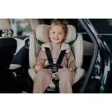 Scaun auto, Lionelo, Harmony i-Size, Rotire 360 grade, Protectie laterala, Cu spatar reglabil in 5 pozitii, Cu tetiera reglabila in 12 pozitii, 0-36 Kg, 40-150 cm, Cu Isofix, Husa din bambus, Conform cu ECE R129, Gri deschis