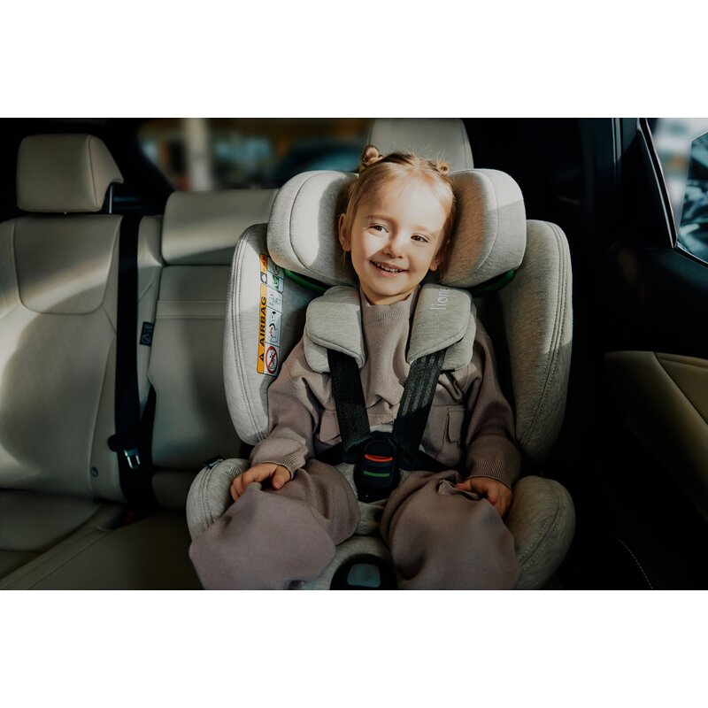 Scaun auto, Lionelo, Harmony i-Size, Rotire 360 grade, Protectie laterala, Cu spatar reglabil in 5 pozitii, Cu tetiera reglabila in 12 pozitii, 0-36 Kg, 40-150 cm, Cu Isofix, Husa din bambus, Conform cu ECE R129, Negru - gogobaby.ro