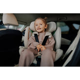 Scaun auto, Lionelo, Harmony i-Size, Rotire 360 grade, Protectie laterala, Cu spatar reglabil in 5 pozitii, Cu tetiera reglabila in 12 pozitii, 0-36 Kg, 40-150 cm, Cu Isofix, Husa din bambus, Conform cu ECE R129, Gri deschis