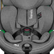 Scaun auto, Lionelo, Harmony i-Size, Rotire 360 grade, Protectie laterala, Cu spatar reglabil in 5 pozitii, Cu tetiera reglabila in 12 pozitii, 0-36 Kg, 40-150 cm, Cu Isofix, Husa din bambus, Conform cu ECE R129, Gri deschis