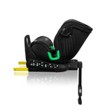 Scaun auto, Lionelo, Harmony i-Size, Rotire 360 grade, Protectie laterala, Cu spatar reglabil in 5 pozitii, Cu tetiera reglabila in 12 pozitii, 0-36 Kg, 40-150 cm, Cu Isofix, Husa din bambus, Conform cu ECE R129, Gri inchis