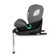 Scaun auto, Lionelo, i-Size Braam, 0-36 Kg, 40-150 cm, Cu isofix si picior de fixare, Protectie laterala, Rotire 360 grade, Ajustare spatar in 5 pozitii, Tetiera reglabila in 14 trepte, Conform cu standardul european de securitate R129, Gri