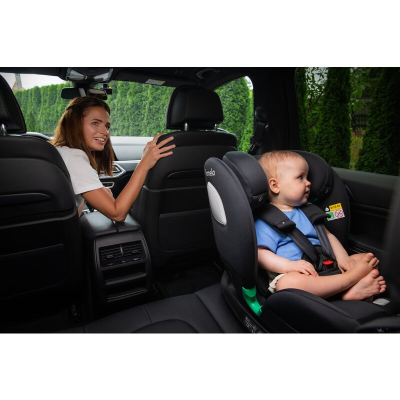 Scaun auto, Lionelo, i-Size Braam, 0-36 Kg, 40-150 cm, Cu isofix si picior de fixare, Protectie laterala, Rotire 360 grade, Ajustare spatar in 5 pozitii, Tetiera reglabila in 14 trepte, Conform cu standardul european de securitate R129, Gri - gogobaby.ro