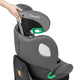 Scaun auto, Lionelo, i-Size Braam, 0-36 Kg, 40-150 cm, Cu isofix si picior de fixare, Protectie laterala, Rotire 360 grade, Ajustare spatar in 5 pozitii, Tetiera reglabila in 14 trepte, Conform cu standardul european de securitate R129, Gri