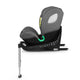 Scaun auto, Lionelo, i-Size Braam, 0-36 Kg, 40-150 cm, Cu isofix si picior de fixare, Protectie laterala, Rotire 360 grade, Ajustare spatar in 5 pozitii, Tetiera reglabila in 14 trepte, Conform cu standardul european de securitate R129, Gri