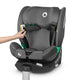 Scaun auto, Lionelo, i-Size Braam, 0-36 Kg, 40-150 cm, Cu isofix si picior de fixare, Protectie laterala, Rotire 360 grade, Ajustare spatar in 5 pozitii, Tetiera reglabila in 14 trepte, Conform cu standardul european de securitate R129, Gri