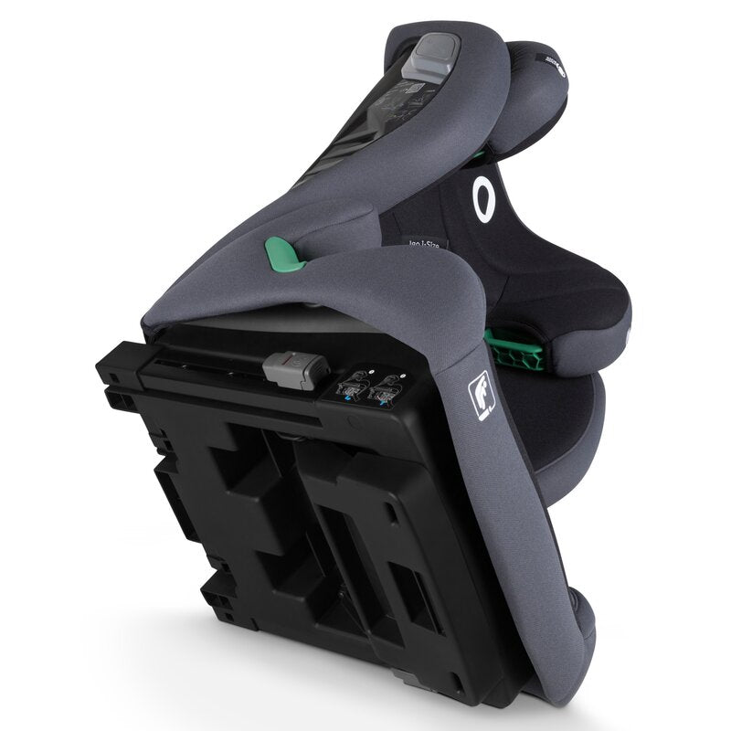 Scaun auto, Lionelo, i-Size Igo, 100- 150 cm, Cu isofix, Protectie laterala, Ajustare spatar in 2 pozitii, Tetiera Tri-Guard reglabila in 11 pozitii, Conform cu standardul european de securitate R129, Gri
