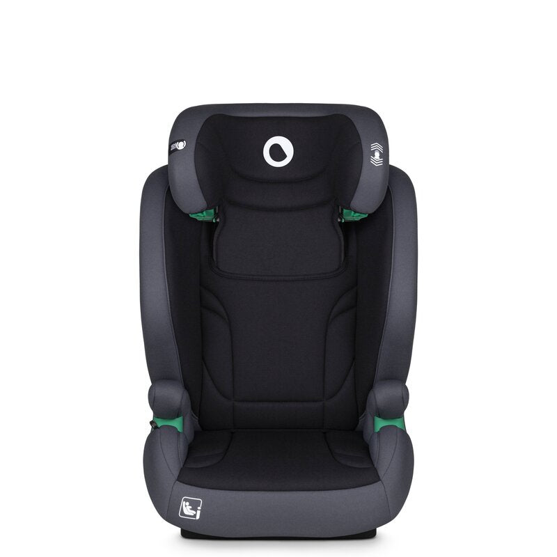 Scaun auto, Lionelo, i-Size Igo, 100- 150 cm, Cu isofix, Protectie laterala, Ajustare spatar in 2 pozitii, Tetiera Tri-Guard reglabila in 11 pozitii, Conform cu standardul european de securitate R129, Gri