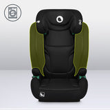 Scaun auto, Lionelo, i-Size Igo, 100- 150 cm, Cu isofix, Protectie laterala, Ajustare spatar in 2 pozitii, Tetiera Tri-Guard reglabila in 11 pozitii, Conform cu standardul european de securitate R129, Negru