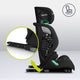 Scaun auto, Lionelo, i-Size Igo, 100- 150 cm, Cu isofix, Protectie laterala, Ajustare spatar in 2 pozitii, Tetiera Tri-Guard reglabila in 11 pozitii, Conform cu standardul european de securitate R129, Negru