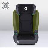 Scaun auto, Lionelo, i-Size Igo, 100- 150 cm, Cu isofix, Protectie laterala, Ajustare spatar in 2 pozitii, Tetiera Tri-Guard reglabila in 11 pozitii, Conform cu standardul european de securitate R129, Gri