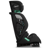 Scaun auto, Lionelo, i-Size Igo, 100- 150 cm, Cu isofix, Protectie laterala, Ajustare spatar in 2 pozitii, Tetiera Tri-Guard reglabila in 11 pozitii, Conform cu standardul european de securitate R129, Negru