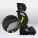 Scaun auto, Lionelo, i-Size Igo, 100- 150 cm, Cu isofix, Protectie laterala, Ajustare spatar in 2 pozitii, Tetiera Tri-Guard reglabila in 11 pozitii, Conform cu standardul european de securitate R129, Negru