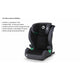 Scaun auto, Lionelo, i-Size Igo, 100- 150 cm, Cu isofix, Protectie laterala, Ajustare spatar in 2 pozitii, Tetiera Tri-Guard reglabila in 11 pozitii, Conform cu standardul european de securitate R129, Gri