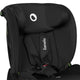 Scaun auto, Lionelo, i-Size Izzy, 0-36 Kg, 40-150 cm, Instalare cu centurile masinii, Protectie laterala, Ajustare spatar in 3 pozitii, Tetiera reglabila in 13 trepte, Conform cu R129, Negru