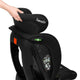 Scaun auto, Lionelo, i-Size Izzy, 0-36 Kg, 40-150 cm, Instalare cu centurile masinii, Protectie laterala, Ajustare spatar in 3 pozitii, Tetiera reglabila in 13 trepte, Conform cu R129, Negru