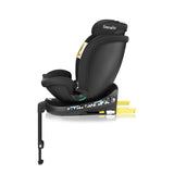 Scaun auto, Lionelo, i-Size Navy, 0-36 Kg, 40-150 cm, Cu isofix si picior de fixare, Protectie laterala, Rotire 360 grade, Ajustare spatar in 4 pozitii, Tetiera reglabila in 11 trepte, Conform cu R129, Negru/Roz