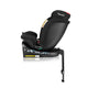 Scaun auto, Lionelo, i-Size Navy, 0-36 Kg, 40-150 cm, Cu isofix si picior de fixare, Protectie laterala, Rotire 360 grade, Ajustare spatar in 4 pozitii, Tetiera reglabila in 11 trepte, Conform cu R129, Negru/Rosu