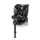 Scaun auto, Lionelo, i-Size Navy, 0-36 Kg, 40-150 cm, Cu isofix si picior de fixare, Protectie laterala, Rotire 360 grade, Ajustare spatar in 4 pozitii, Tetiera reglabila in 11 trepte, Conform cu R129, Negru/Roz