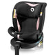 Scaun auto, Lionelo, i-Size Navy, 0-36 Kg, 40-150 cm, Cu isofix si picior de fixare, Protectie laterala, Rotire 360 grade, Ajustare spatar in 4 pozitii, Tetiera reglabila in 11 trepte, Conform cu R129, Negru/Roz