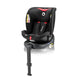 Scaun auto, Lionelo, i-Size Navy, 0-36 Kg, 40-150 cm, Cu isofix si picior de fixare, Protectie laterala, Rotire 360 grade, Ajustare spatar in 4 pozitii, Tetiera reglabila in 11 trepte, Conform cu R129, Negru/Rosu