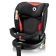 Scaun auto, Lionelo, i-Size Navy, 0-36 Kg, 40-150 cm, Cu isofix si picior de fixare, Protectie laterala, Rotire 360 grade, Ajustare spatar in 4 pozitii, Tetiera reglabila in 11 trepte, Conform cu R129, Negru/Rosu