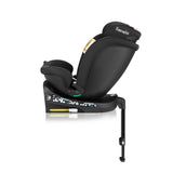 Scaun auto, Lionelo, i-Size Navy, 0-36 Kg, 40-150 cm, Cu isofix si picior de fixare, Protectie laterala, Rotire 360 grade, Ajustare spatar in 4 pozitii, Tetiera reglabila in 11 trepte, Conform cu R129, Negru/Roz
