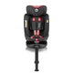 Scaun auto, Lionelo, i-Size Navy, 0-36 Kg, 40-150 cm, Cu isofix si picior de fixare, Protectie laterala, Rotire 360 grade, Ajustare spatar in 4 pozitii, Tetiera reglabila in 11 trepte, Conform cu R129, Negru/Rosu
