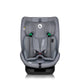 Scaun auto, Lionelo, Lavender I-size, Isofix, Cu centura TopTether, Cu spatar inclinabil in 5 pozitii, Cu tetiera reglabila in 13 pozitii, Instalare cu fata inainte, 9-36 Kg, 76-150 cm, Conform cu ECE R129, Gri