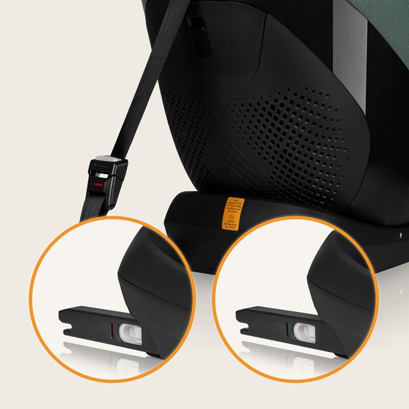 Scaun auto, Lionelo, Lavender I-size, Isofix, Cu centura TopTether, Cu spatar inclinabil in 5 pozitii, Cu tetiera reglabila in 13 pozitii, Instalare cu fata inainte, 9-36 Kg, 76-150 cm, Conform cu ECE R129, Verde - gogobaby.ro