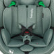 Scaun auto, Lionelo, Lavender I-size, Isofix, Cu centura TopTether, Cu spatar inclinabil in 5 pozitii, Cu tetiera reglabila in 13 pozitii, Instalare cu fata inainte, 9-36 Kg, 76-150 cm, Conform cu ECE R129, Verde