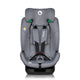 Scaun auto, Lionelo, Lavender I-size, Isofix, Cu centura TopTether, Cu spatar inclinabil in 5 pozitii, Cu tetiera reglabila in 13 pozitii, Instalare cu fata inainte, 9-36 Kg, 76-150 cm, Conform cu ECE R129, Gri