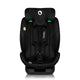 Scaun auto, Lionelo, Lavender I-size, Isofix, Cu centura TopTether, Cu spatar inclinabil in 5 pozitii, Cu tetiera reglabila in 13 pozitii, Instalare cu fata inainte, 9-36 Kg, 76-150 cm, Conform cu ECE R129, Negru