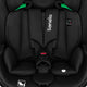 Scaun auto, Lionelo, Lavender I-size, Isofix, Cu centura TopTether, Cu spatar inclinabil in 5 pozitii, Cu tetiera reglabila in 13 pozitii, Instalare cu fata inainte, 9-36 Kg, 76-150 cm, Conform cu ECE R129, Negru