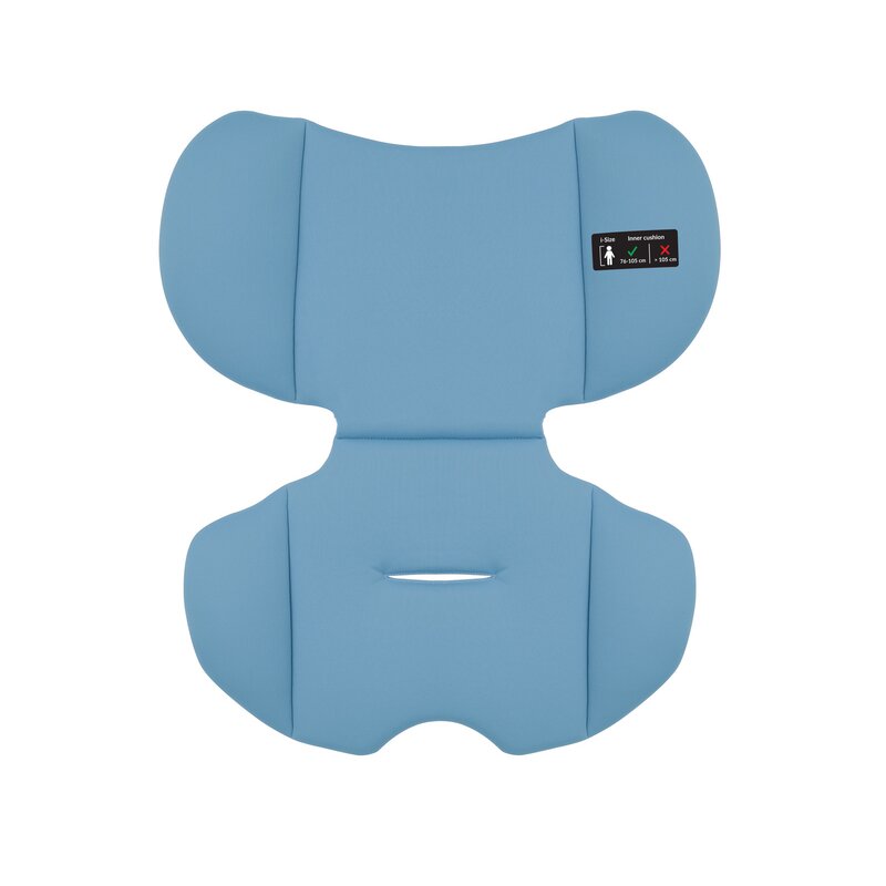 Scaun auto, Lionelo, Levi i-Size, Universal, Instalare FWF, Cu tetiera reglabila in 10 pozitii, Cu spatar detasabil, 76-150 cm, Conform cu R129, Albastru