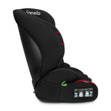 Scaun auto, Lionelo, Levi i-Size, Universal, Instalare FWF, Cu tetiera reglabila in 10 pozitii, Cu spatar detasabil, 76-150 cm, Conform cu R129, Negru