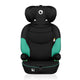 Scaun auto, Lionelo, Levi i-Size, Universal, Instalare FWF, Cu tetiera reglabila in 10 pozitii, Cu spatar detasabil, 76-150 cm, Conform cu R129, Verde