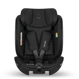 Scaun auto, Lionelo, Moxie Next, i-Size, 40-105 cm, Tetiera reglabila pe 8 trepte, Inclinare spatar in 5 pozitii, Carcasa ventilata, Din bambus, Protectie avansata, Husa detasabila, Conform cu R129, Negru